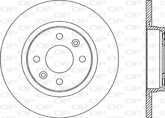 OPEN PARTS Тормозной диск BDR2322.10